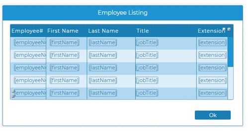 Employee grid