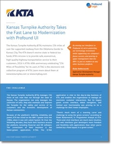 Kansas Turnpike Transform IBM i (iSeries, AS/400) Applications with Profound UI Kansas Turnpike Transform IBM i (iSeries, AS/400) Applications with Profound UI