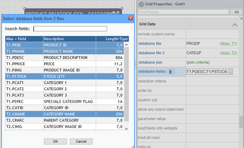 see columns from all selected tables