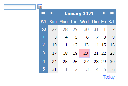 calendar view